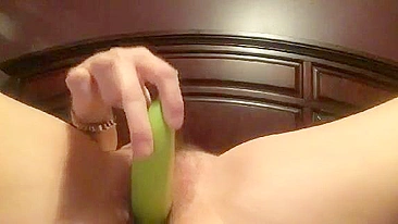 Homemade Masturbation with Hairy Pussy & Dildo / Amateur Nik1