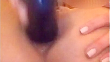 Homemade Anal Orgasm with Dildo & Moaning