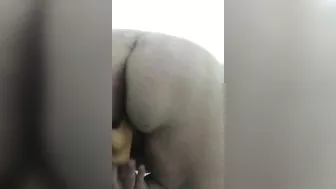 Squirting MILF with Big Tits & Ass Fucks Herself w/ Dildo