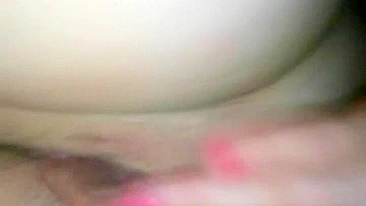 MILF Makes Herself Orgasm with Fingering - Amateur Wife Big Boobs & Tits