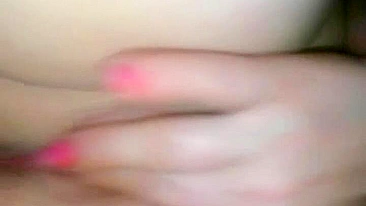 MILF Makes Herself Orgasm with Fingering - Amateur Wife Big Boobs & Tits