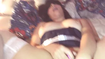 Amateur Girlfriend Masturbates with Big Boobs & Dildo in Homemade Video