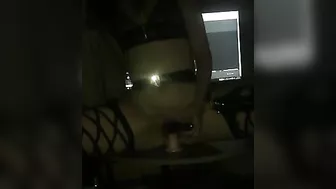 Amateur Girlfriend Masturbates with Sex Toys, Moans in Homemade Dildo Fuck