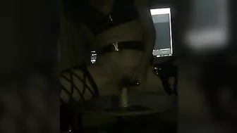 Amateur Girlfriend Masturbates with Sex Toys, Moans in Homemade Dildo Fuck