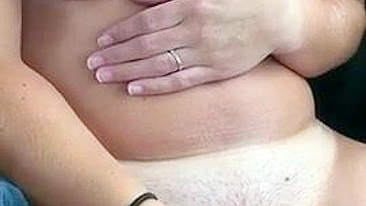 Mom Car Bate with Big Tits & Masturbation