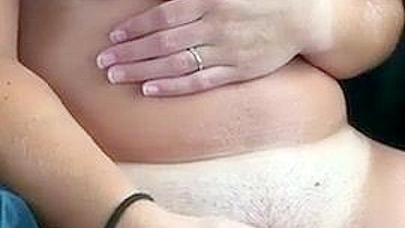 Mom Car Bate with Big Tits & Masturbation