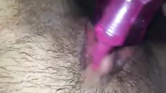 Homemade Masturbation with Hairy Amateur & Sex Toys