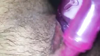 Homemade Masturbation with Hairy Amateur & Sex Toys