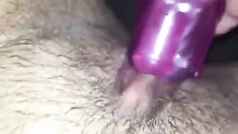 Homemade Masturbation with Hairy Amateur & Sex Toys