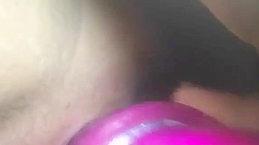 Homemade Masturbation with Hairy Amateur & Sex Toys