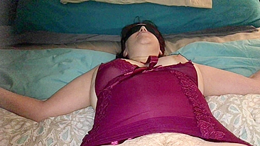 Hairy Pussy Masturbation Amateur BDSM Dildo Homemade Submissive Tied Up