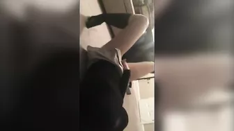 Homemade Masturbation with Dirty Talk & Upskirt Selfies