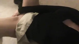 Homemade Masturbation with Dirty Talk & Upskirt Selfies