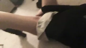 Homemade Masturbation with Dirty Talk & Upskirt Selfies