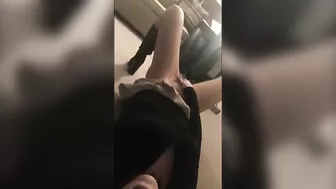 Homemade Masturbation with Dirty Talk & Upskirt Selfies