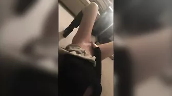 Homemade Masturbation with Dirty Talk & Upskirt Selfies