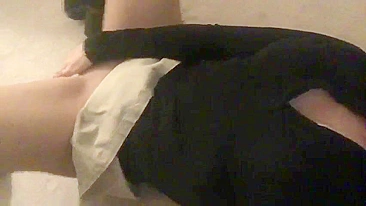 Homemade Masturbation with Dirty Talk & Upskirt Selfies