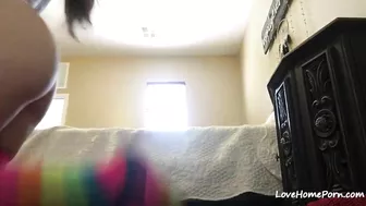 Brunette Babe Fingers Her Twat & Clit in Homemade Masturbation Video Brunette Babe Fingers Her Twat & Clit in Homemade Masturbation Video