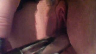 Amateur Squirts with Dildo in Homemade Masturbation Orgasm