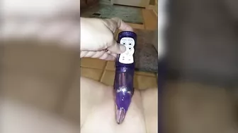 MILF Pussy Blasted by Toy in Masturbation Orgasm