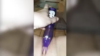 MILF Pussy Blasted by Toy in Masturbation Orgasm