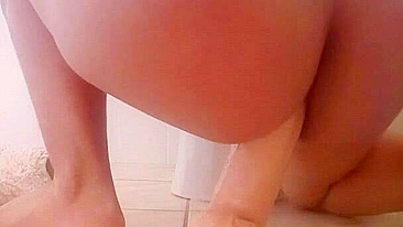 MILF Mom Huge Dildo Orgasm Amateur Anal Sex Toy Homemade
