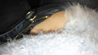 Masturbating in Jeans at Work - Amateur Finger Play