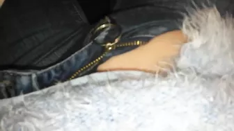 Masturbating in Jeans at Work - Amateur Finger Play