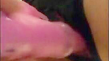 Amateur Masturbates with Wet Pussy and Dildo