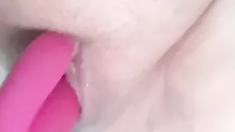 Amateur Masturbation with Dildo & Pussy Sex Toys / Homemade Exhibitionism