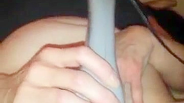 Masturbating with Vibrators - A Voyeuristic Exhibition