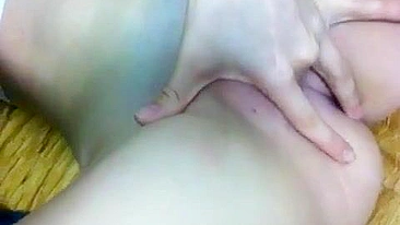 Amateur Lupita Masturbates with Shaved Pussy & Clit, Homemade Video