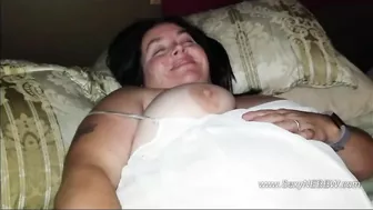 Massive BBW Masturbates with Vibrator & Facials Cum Shot