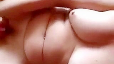 Mutual Masturbation & Double Orgasm - Amateur BBW with Big Tits Cumming Together