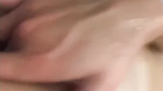 Solo Masturbation by Young Girlfriend in Bathtub