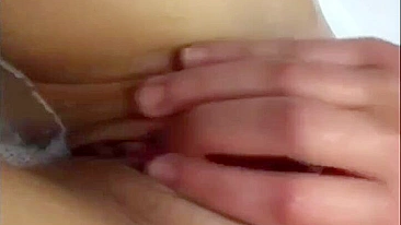 Solo Masturbation by Young Girlfriend in Bathtub