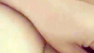 Amateur BBW Masturbates with Big Tits & Cums in Leaked Selfie Video