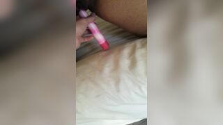 Asian Masturbation with Bondage and Vibrators