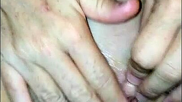 MILF Wife Masturbates with Big Pussy Lips