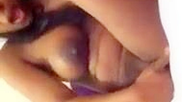 Massive Ebony Titties Masturbating Amateur Homemade