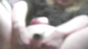 MILF Wife Strips & Masturbates with Real Tits & Blonde Hair