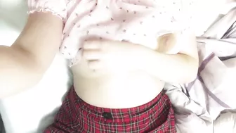 Redhead Teen Solo Masturbation in School Uniform