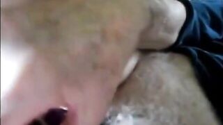 Granny Blowjob & Swallow Cum - Amateur MILF Masturbates with Dick