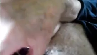 Granny Blowjob & Swallow Cum - Amateur MILF Masturbates with Dick