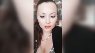 Public Masturbation Selfies by Horny Brunette Amateur in Restaurant