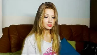 Masturbating Blonde with Small Tits in Nude Photoshoot