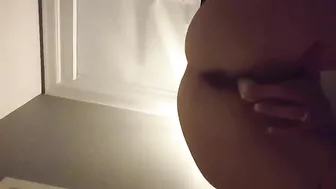 Masturbating with Dildo on Wedding Night Solo