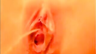 MILF Masturbates with Rabbit & Squirts Amateur Homemade Toy Orgasm