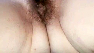Hairy Pussy Masturbation by Amateur Wife