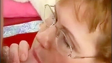 Mature Granny Amateur Blowjob & Masturbation Session